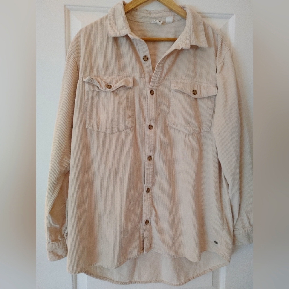 Roxy Cream Corduroy Jacket